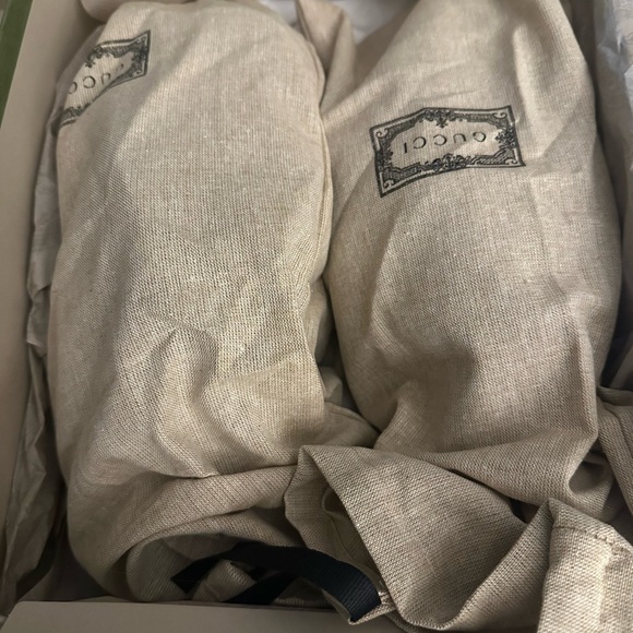 Gucci Platform Sandal  
NEW DENIM GG DELAVE/GR.GR.PR
LIGHT BLUE/AVION - Picture 5 of 9